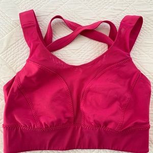 Hot Pink Lululemon Sports Bra